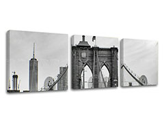 Obraz na stenu 3 dielny MESTO / NEW YORK ME114E33