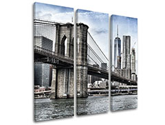 Obraz na stenu 3 dielny MESTO / NEW YORK ME115E31