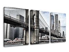 Obraz na stenu 3 dielny MESTO / NEW YORK ME115E32