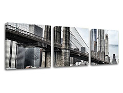 Obraz na stenu 3 dielny MESTO / NEW YORK ME115E33