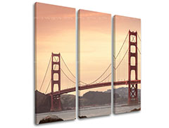Obraz na stenu 3 dielny MESTO / SAN FRANCISCO ME116E31
