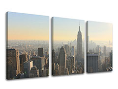 Obraz na stenu 3 dielny MESTO / NEW YORK ME117E32