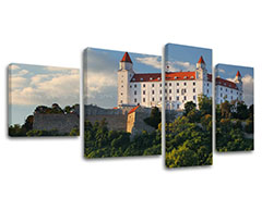 Obraz na plátne 4 dielny SLOVENSKO SK003E40