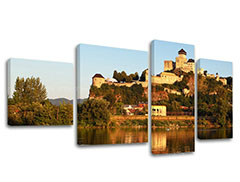 Obraz na plátne 4 dielny SLOVENSKO SK030E40